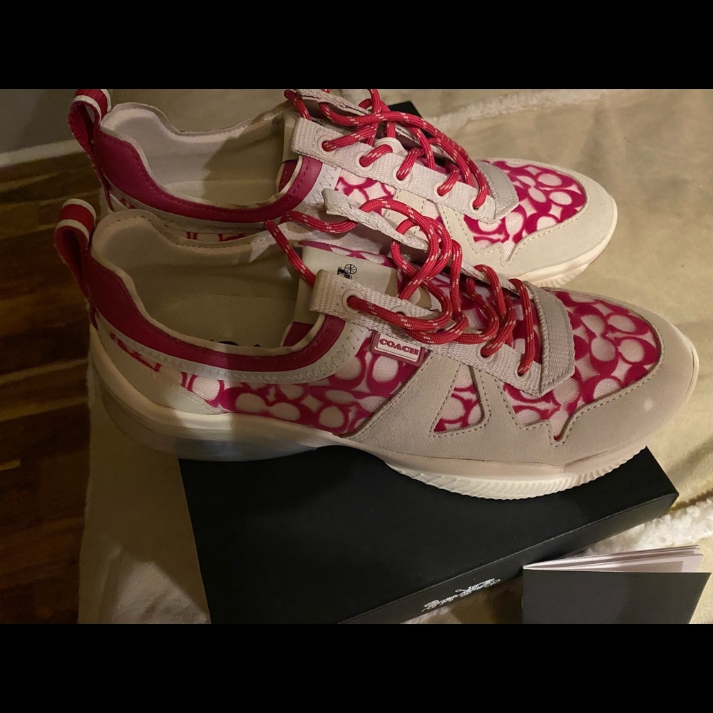 Coach tennis shoes new